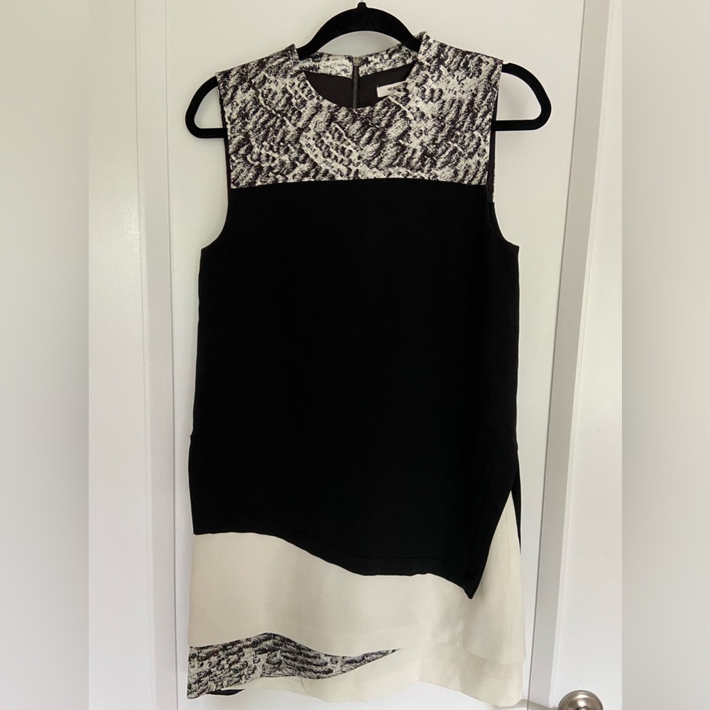 Helmut Lang Multi Layer Silk Dress Size 2
